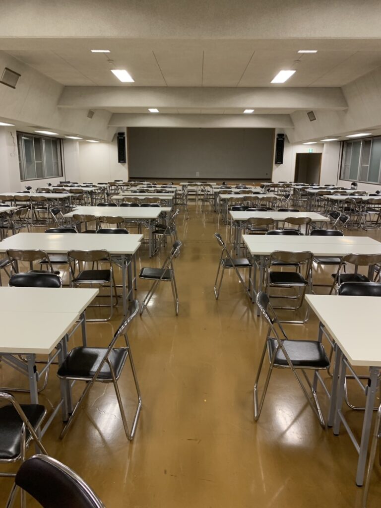 飯田橋レンタルスペースの体育館の様子