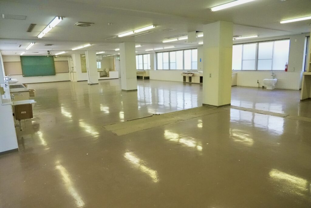学校跡地の飯田橋でっかいレンタルスペースの看護実習室