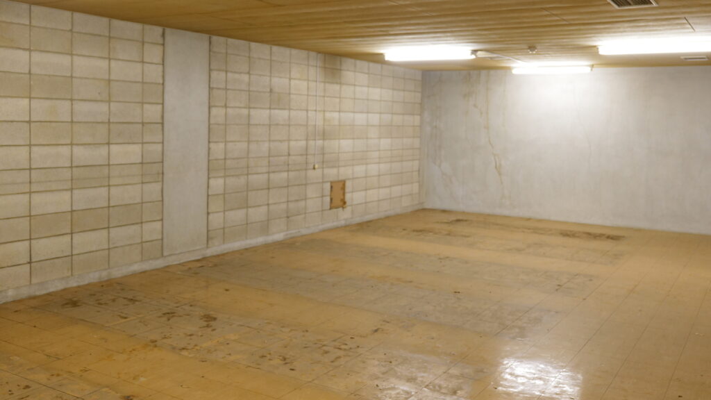 学校跡地の飯田橋でっかいレンタルスペースの地下大部屋２