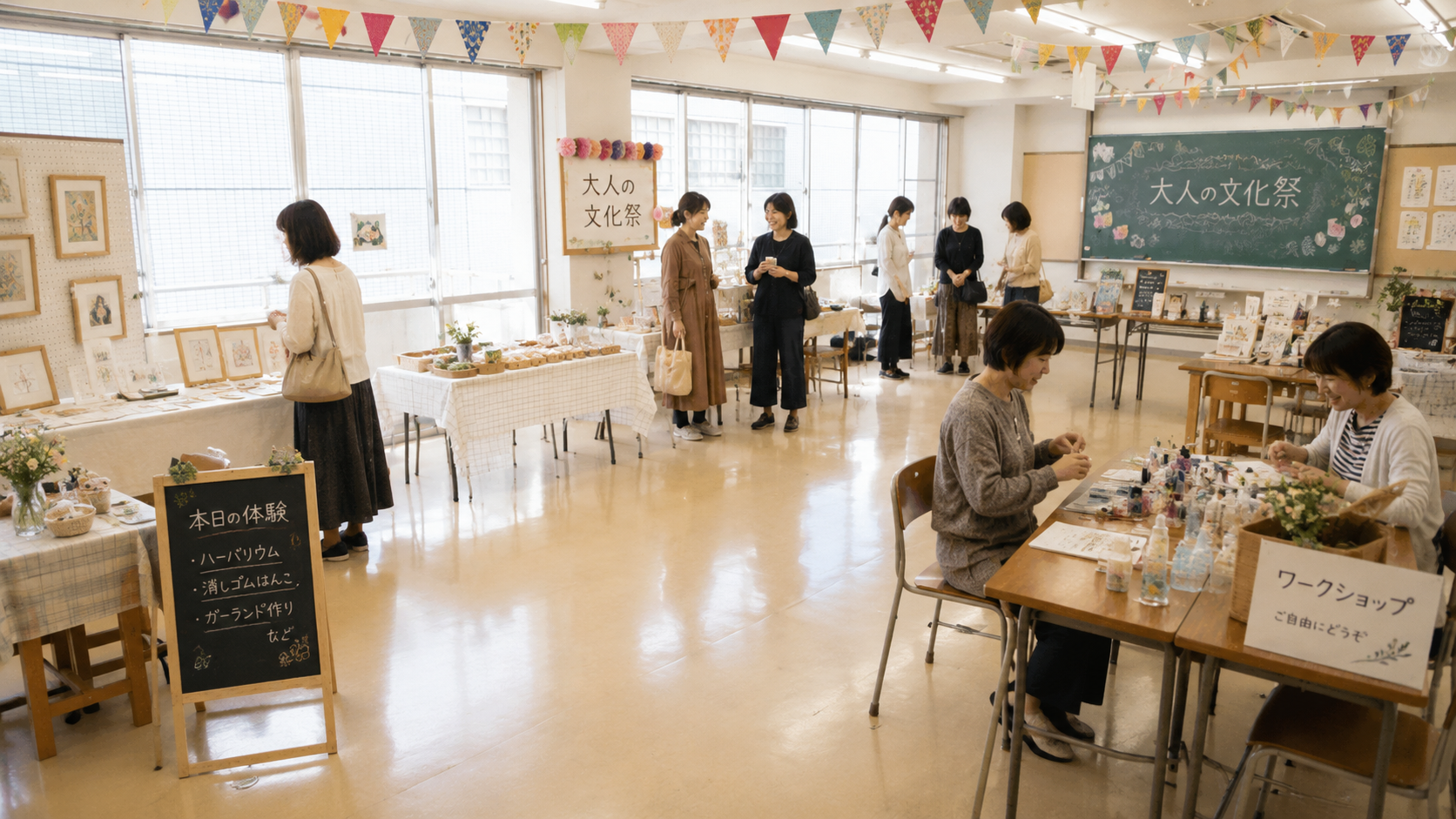 飯田橋 大人の文化祭に使える学校レンタルスペース