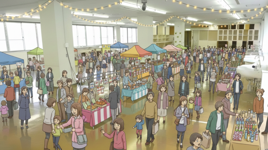 【1000人以上動員】飯田橋でマルシェ・大型催事なら！学校丸ごと貸切の「でっかい」活用術