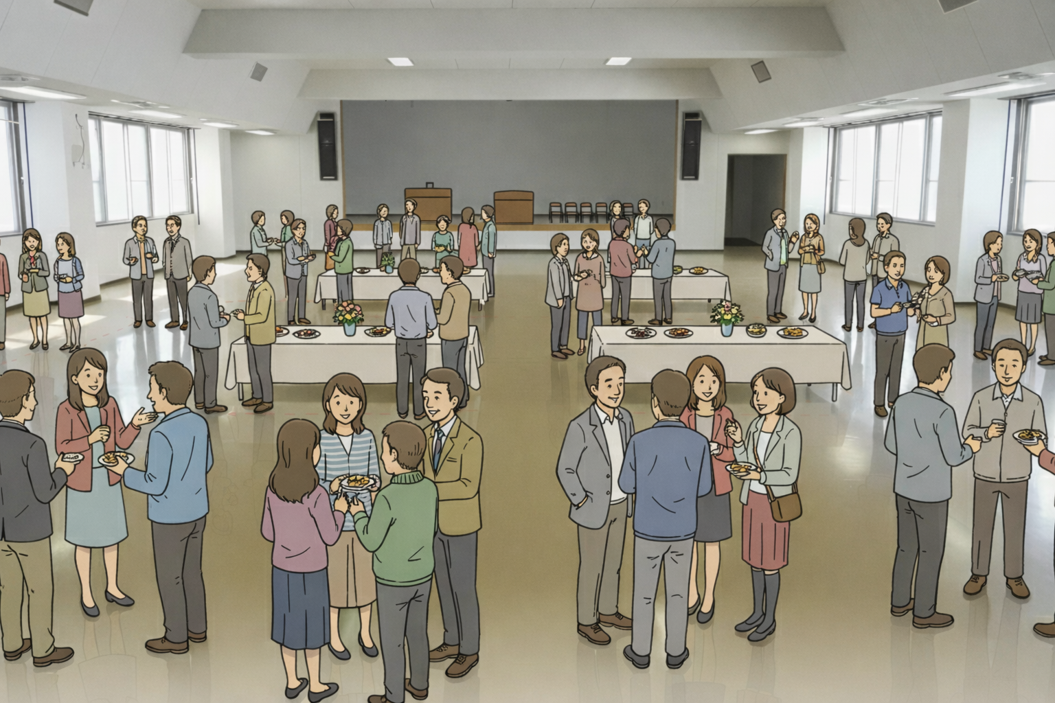 大人数イベントの作り方|学校跡地の“広さ”を活かす動線設計