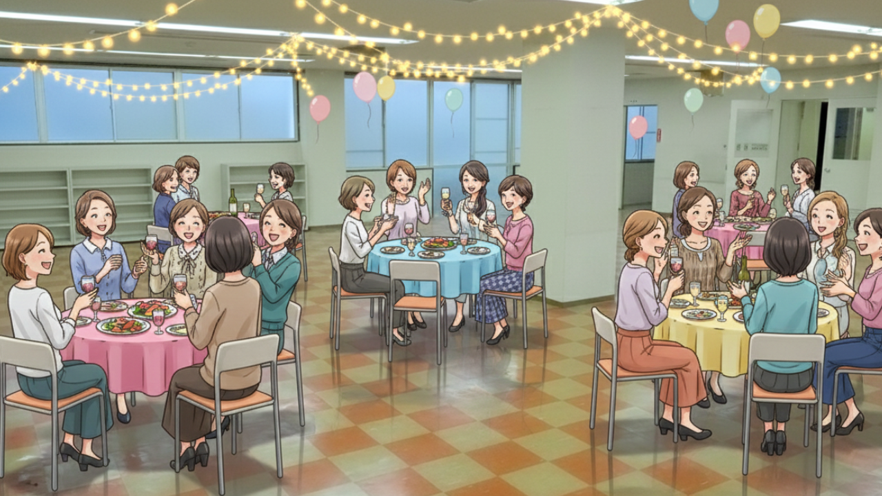 廃校で女子会・パーティー｜飯田橋レンタルスペースの楽しみ方アイデア