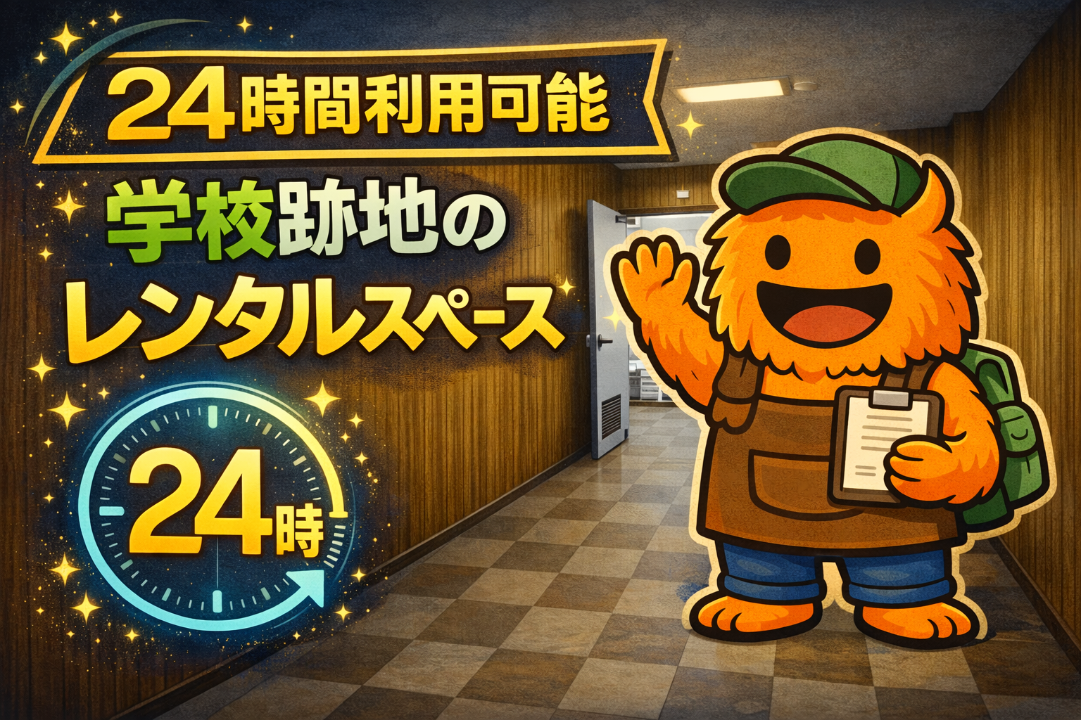 【24時間利用可能】深夜の撮影や長期研修なら！総武線沿線の施設・会場