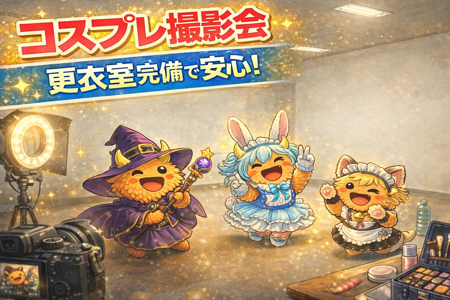 【コスプレ撮影会】更衣室完備で安心！山手線内側・飯田橋のロケ地・施設・会場を探すならココ！