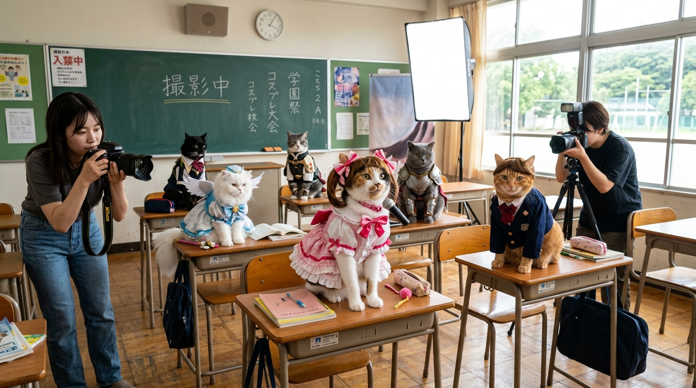 アイドル撮影会・コスプレ撮影に！教室・廊下・体育館がそろう「本物の学校」を丸ごとレンタル