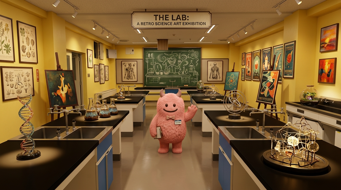 懐かしい理科室で、展示会や即売会をしてみませんか？