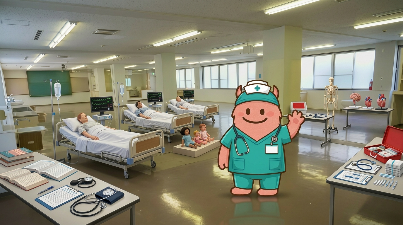 【飯田橋】看護研修の質が変わる！会議室にはない「現場感」溢れる実習室活用術