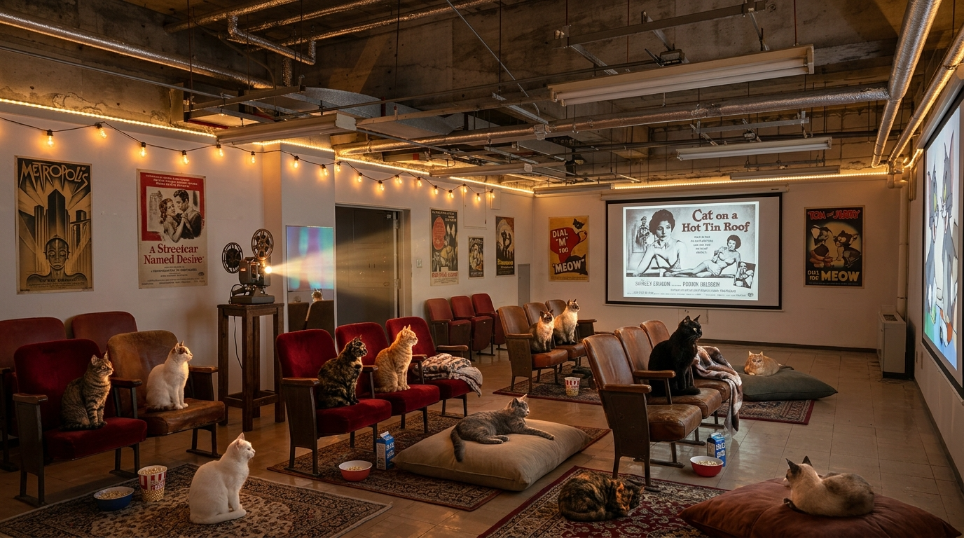 秘密の地下室で映画の上映会。没入感を演出する唯一無二のレンタルスペース