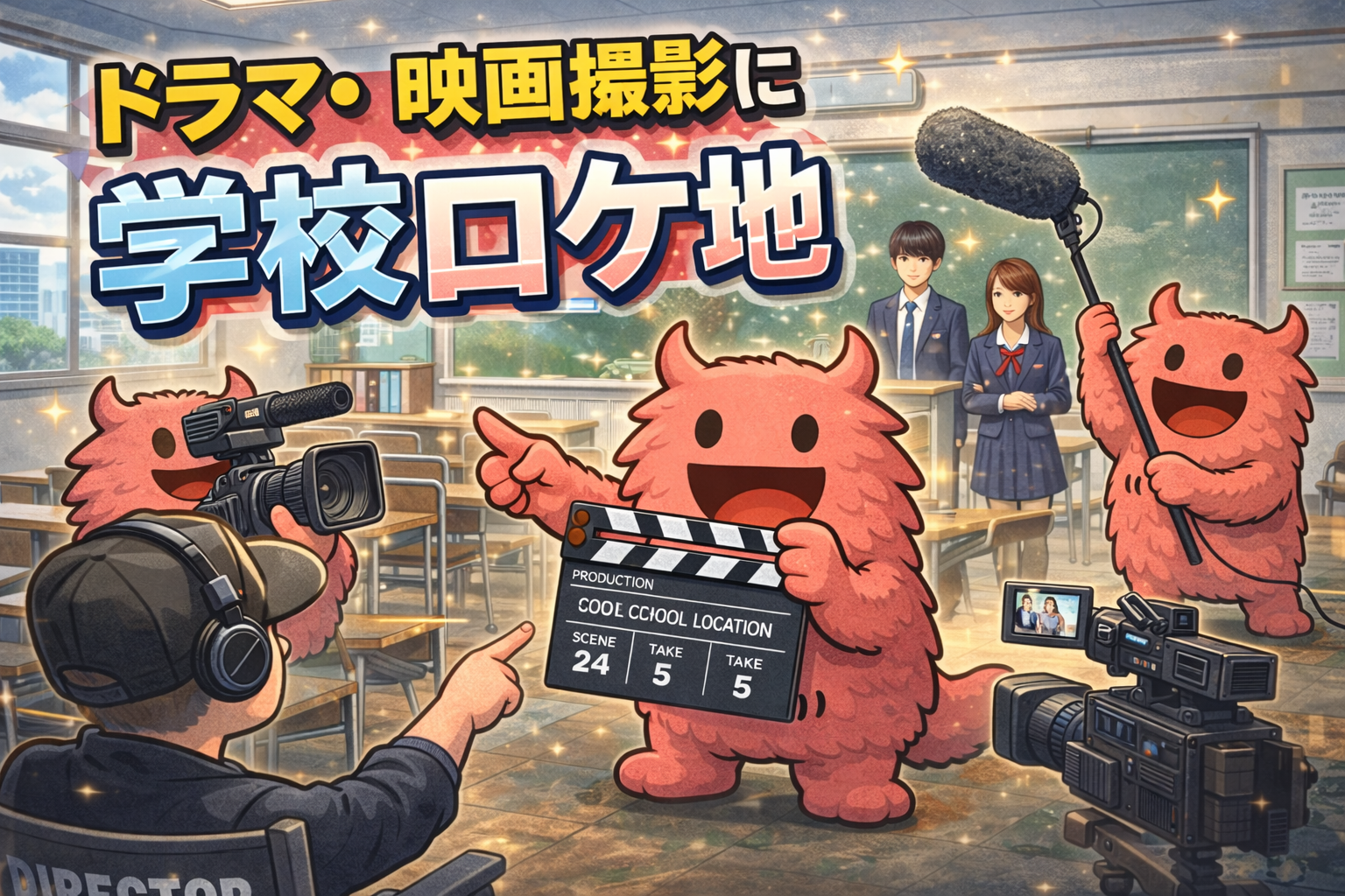 【ドラマ・映画ロケ地】都内で学校シーンが撮れる希少な撮影スタジオ・会場