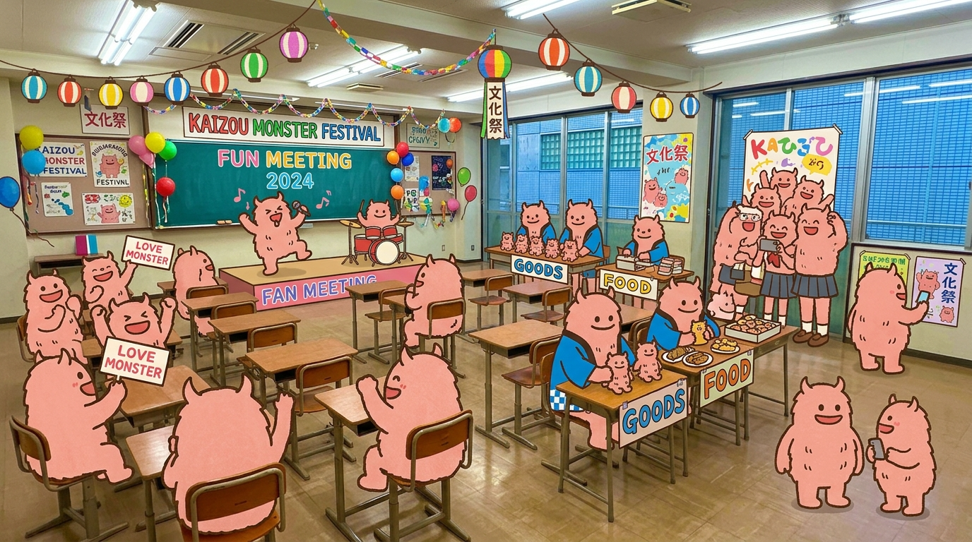 学校スタジオで「文化祭」テーマのイベントやファンミーティング！