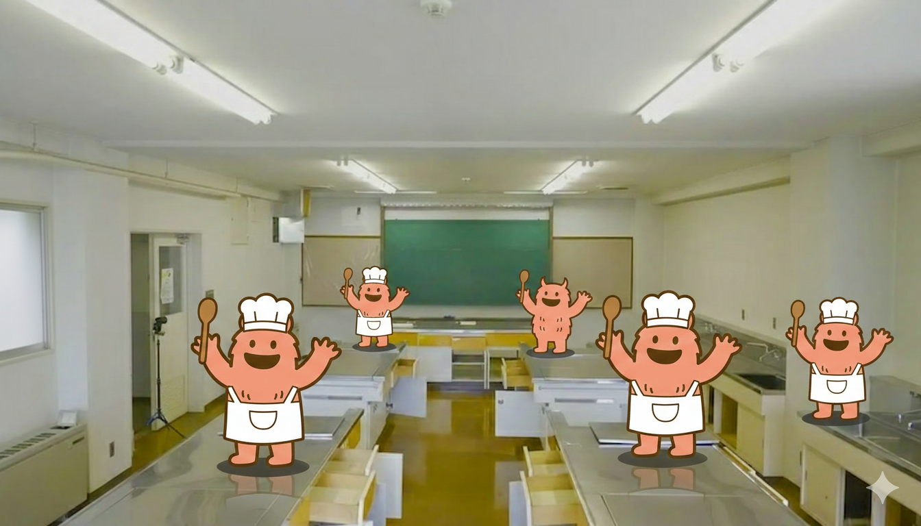 【調理実習室で撮影】料理番組やYouTube収録なら！新宿区の撮影スタジオ・会場